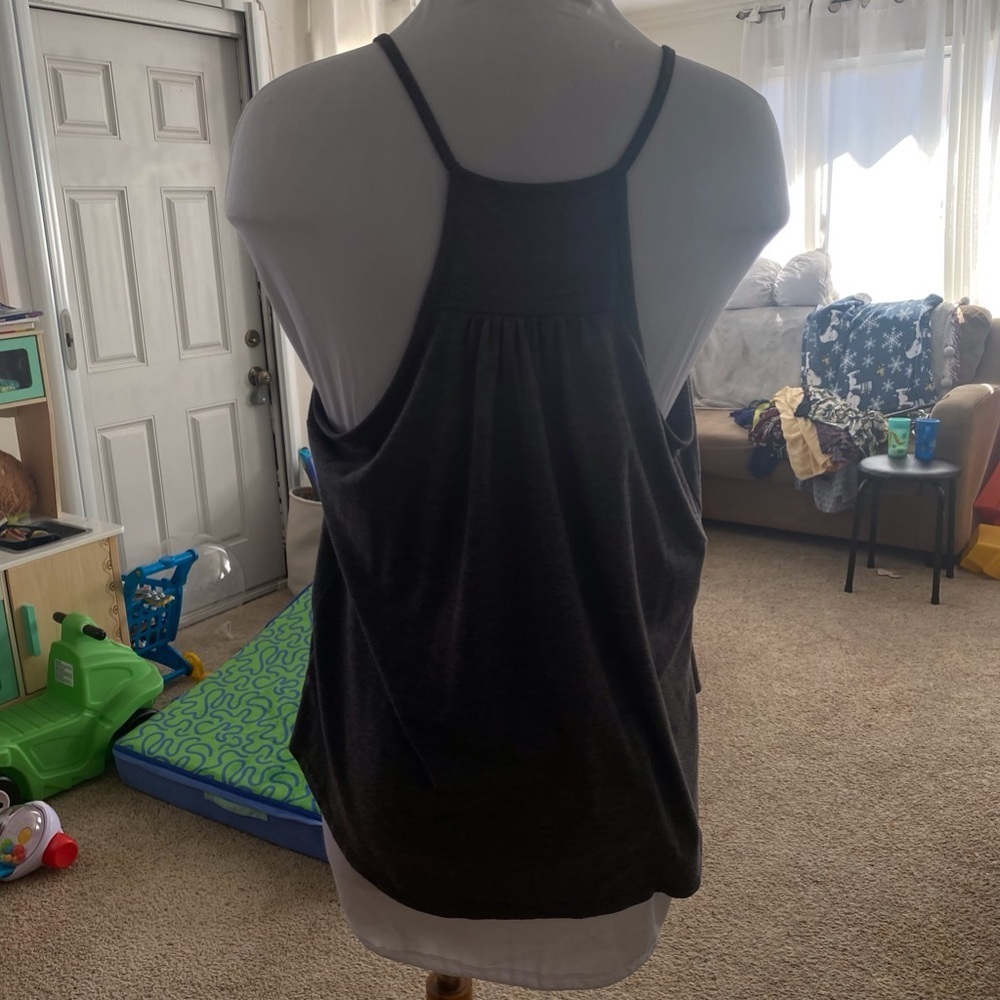 6 for$20❤️Jeans warehouse gray slight halter - Picture 3 of 5